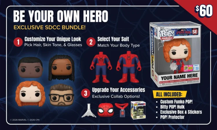 Funko! Pop Yourself  #Spiderman #SDCC Experience Announced!