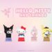 Official marketing image showing the series of Hello Kitty and Friends Razer keycaps.
