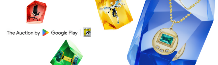 The Auction by Google Play, coming to Comic-Con® – exclusive rewards, personalized merch & more #SDCC