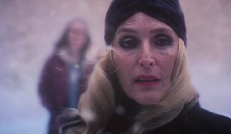 Gillian Anderson and Hannah Einbinder star in Teenage Sex and Death at Camp Miasma, a horror-comedy set in a remote snowy location