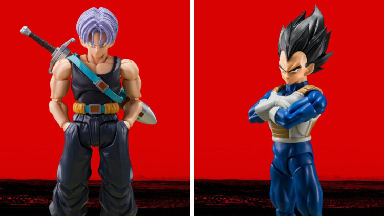 z SH Figuarts Trunks and Vegeta Z Fighters