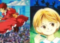 side-by-side cropped images of the film and manga covers for Whisper of the Heart