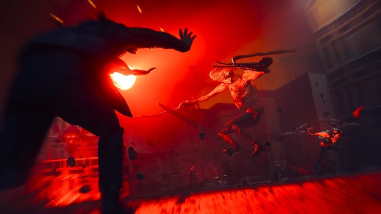 A fight occurs in Remedy Entertainment's CONTROL Resonant